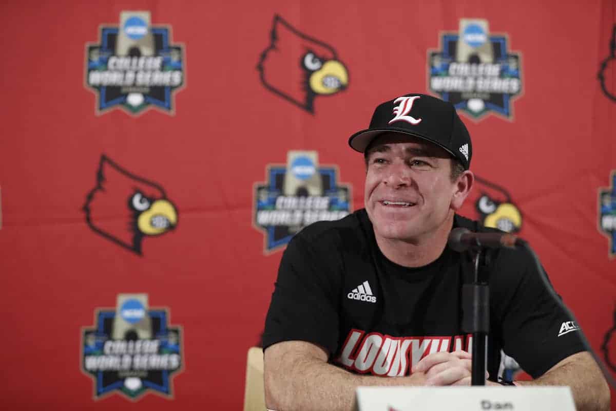 University of Louisville baseball coach, Dan McDonnell. Photo