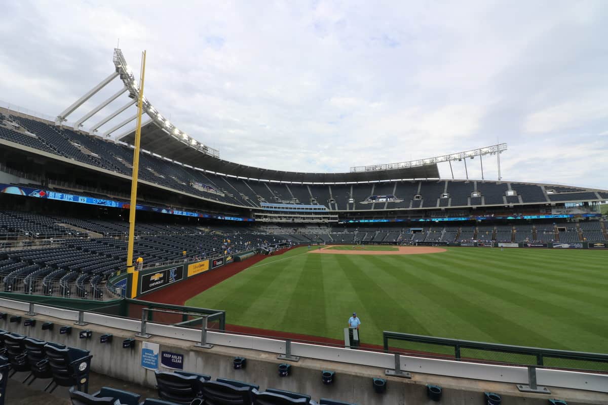 Kauffman Stadiium in Kansas City