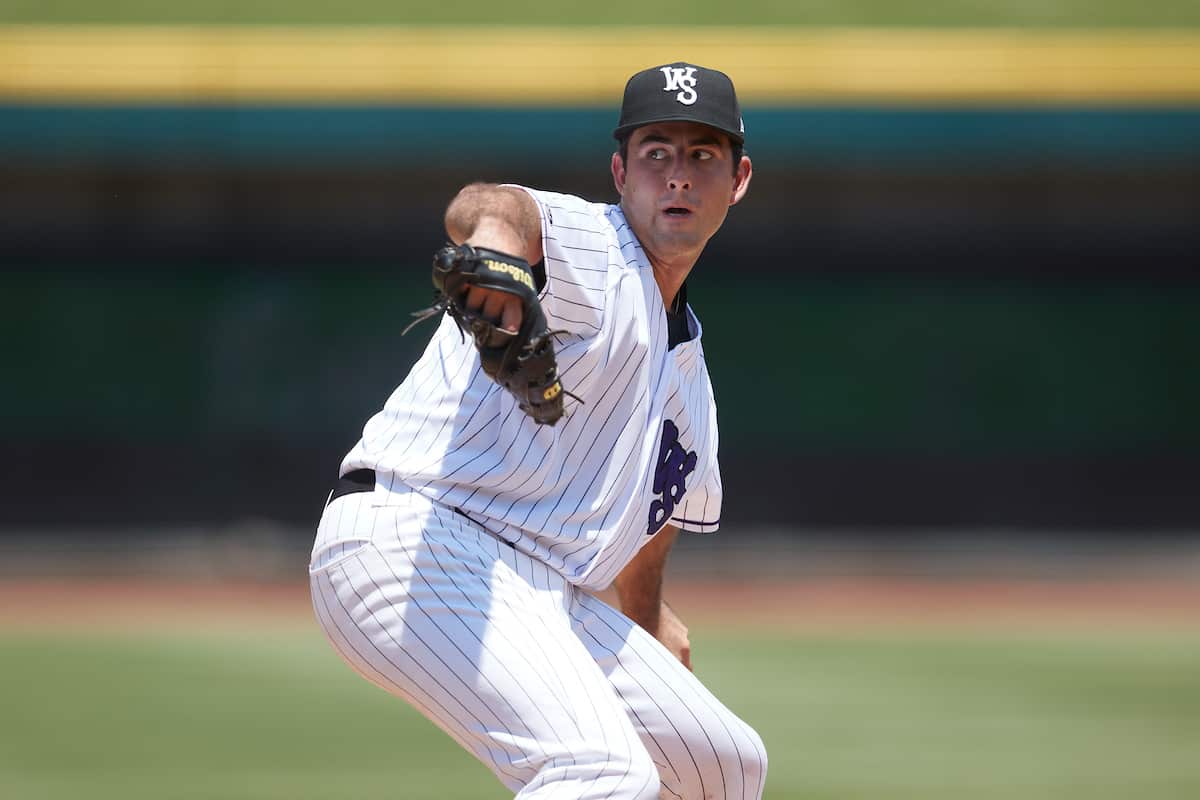 Winston-Salem Dash pitcher Tommy Sommer