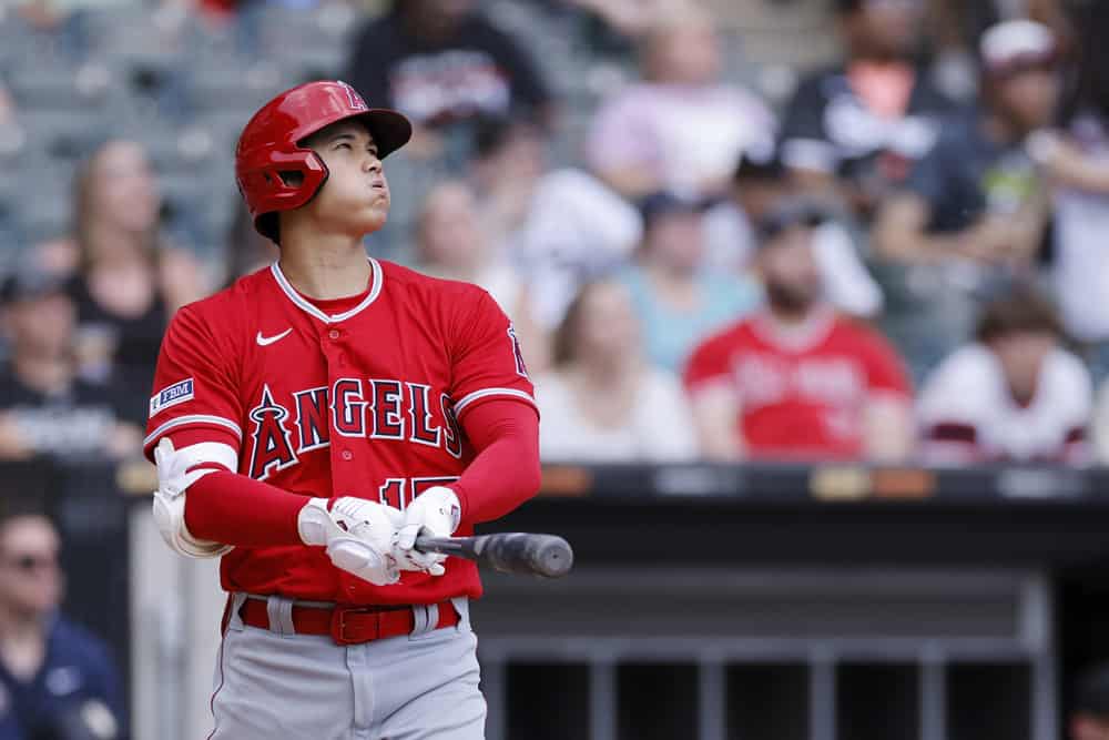 Shohei Ohtani during the White Sox vs. Angels game