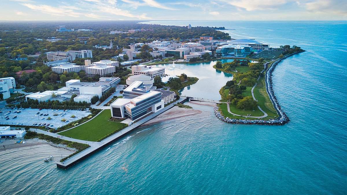 Northwestern University campus in Evanston