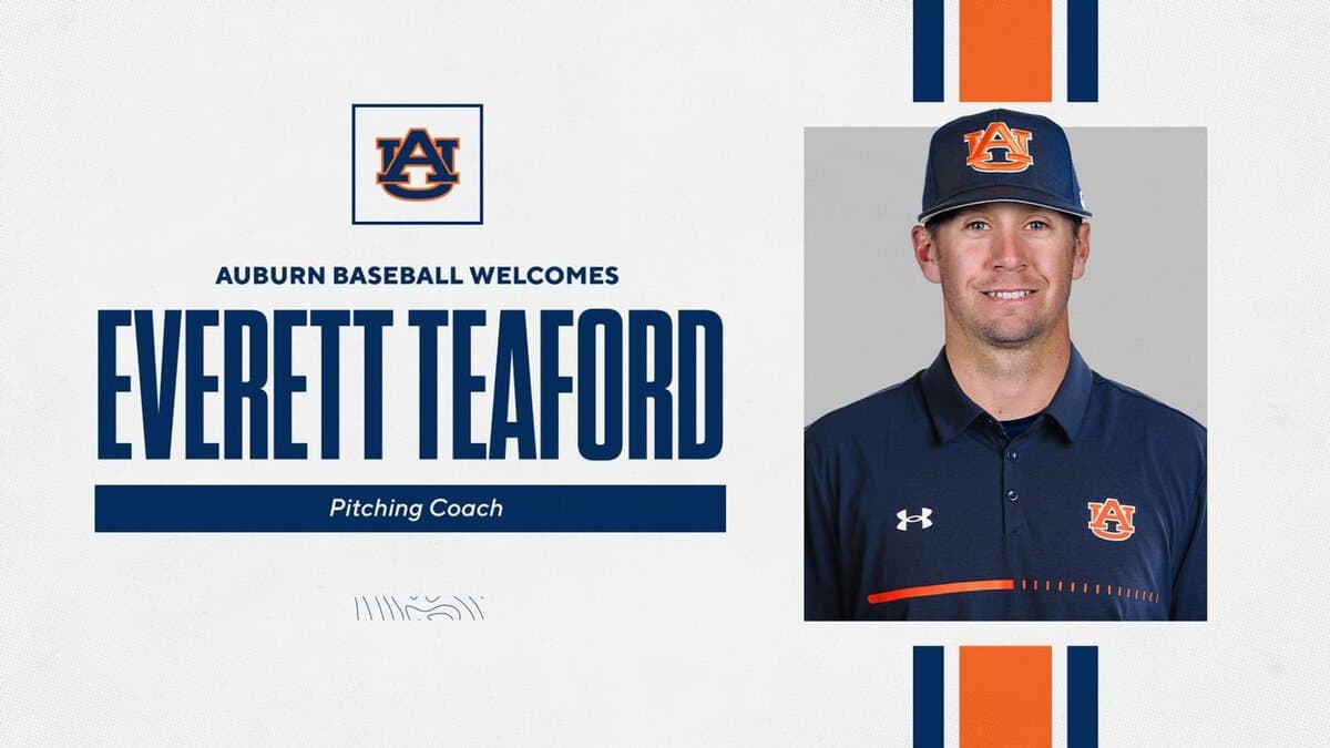 Auburn University announces Everett Teaford