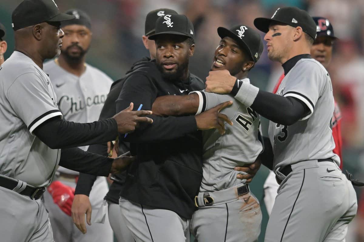 White Sox shortstop Tim Anderson during brawl