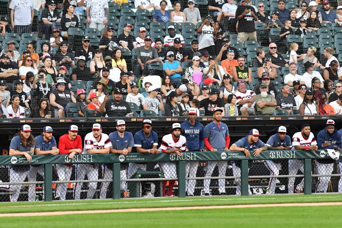 White Sox dugout