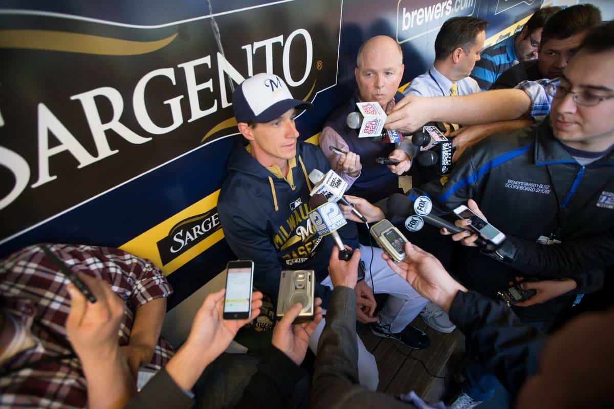 Brewers manager Craig Counsell