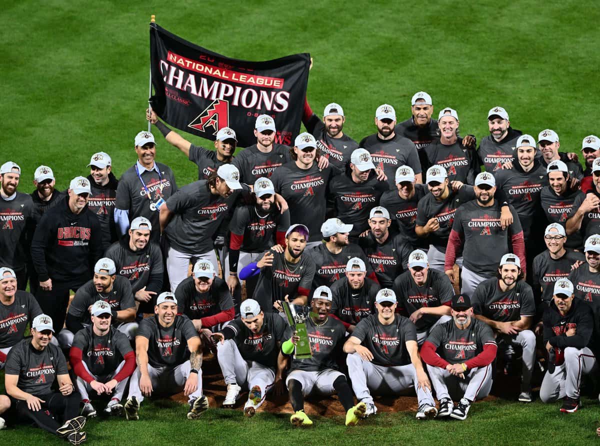 Arizona Diamondbacks celebrate World Series appearance