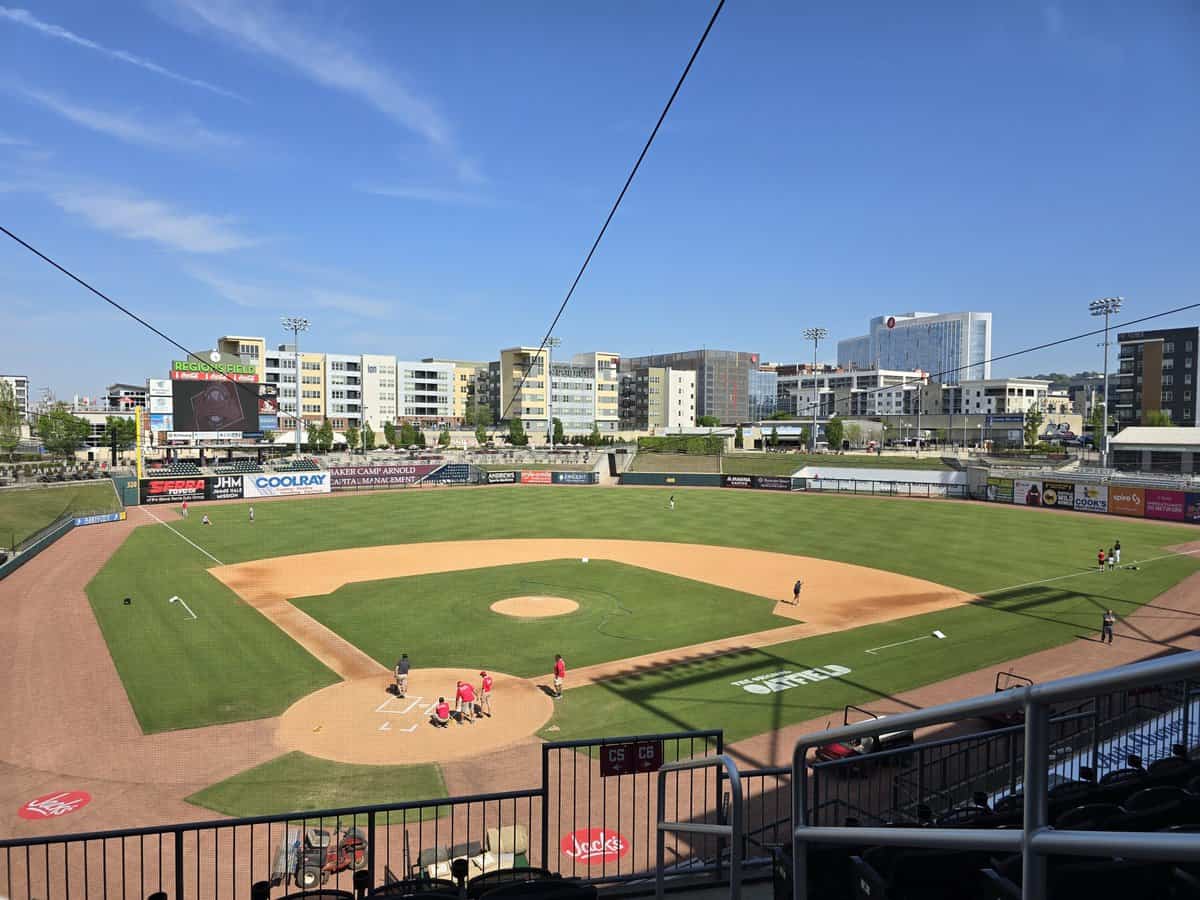 Regions Field, home of White Sox Double-A affiliate Birmingham Barons