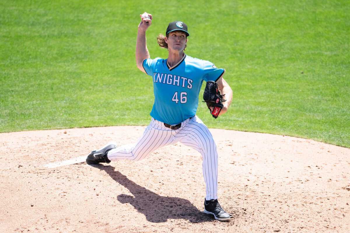 White Sox pitcher Jake Woodford