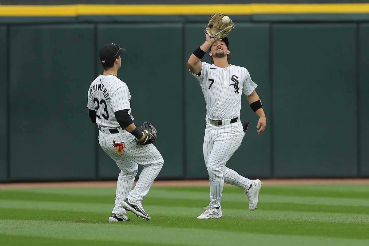 White Sox outfielder Dominic Fletcher