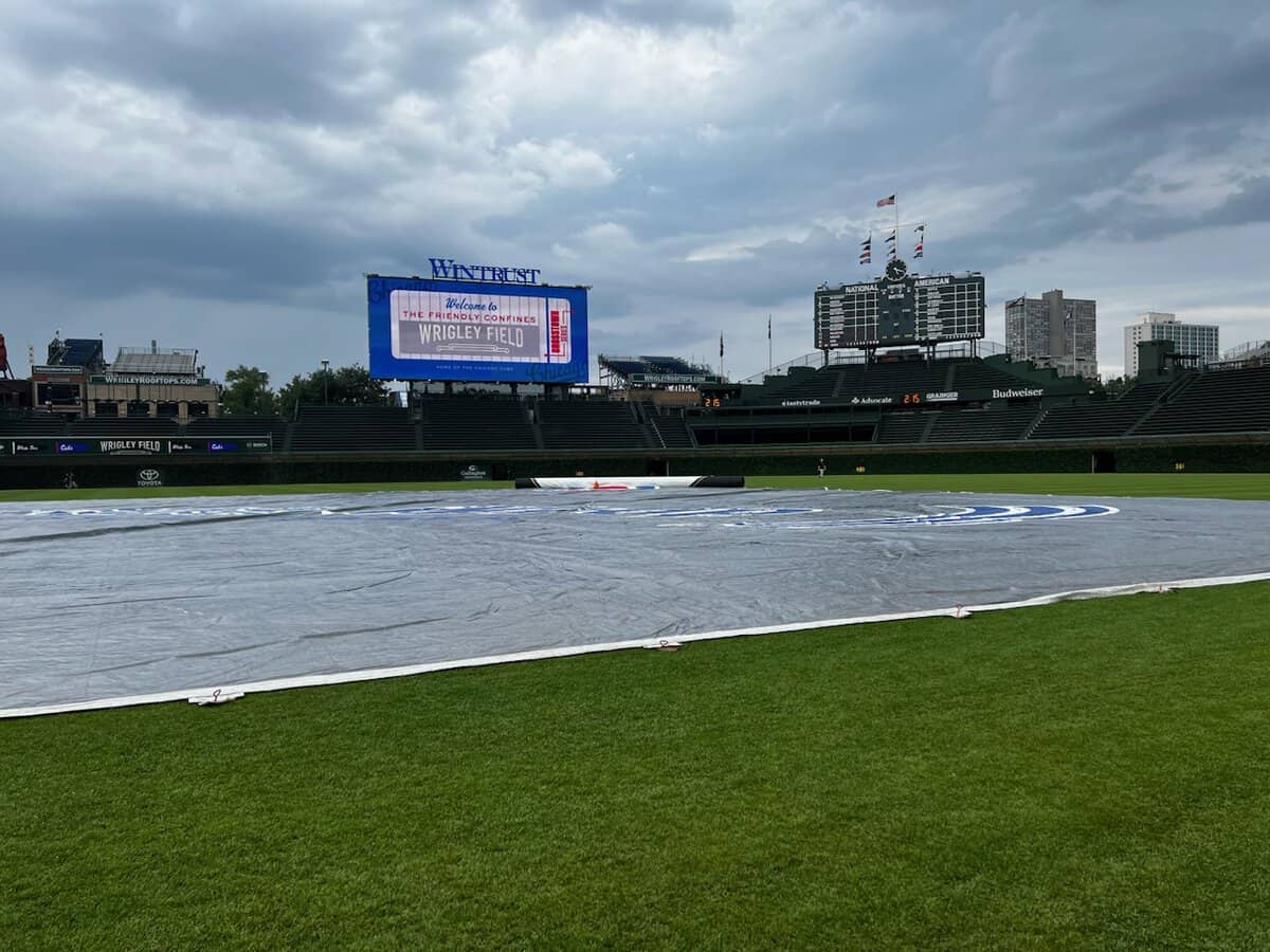 Wrigley Field, home of the Chicago Cubs