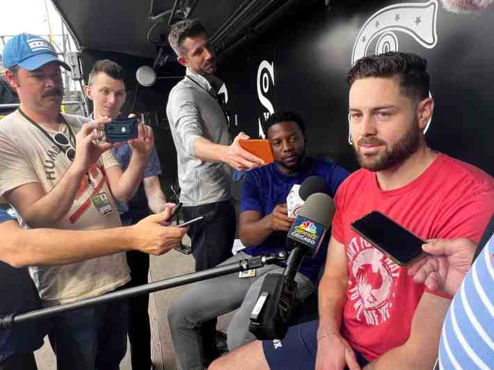 Former White Sox pitcher Lucas Giolito