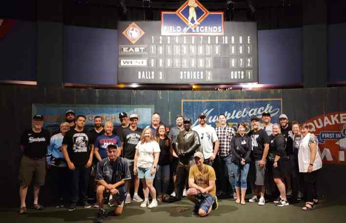 White Sox meetup at the Negro Leagues Baseball Museum