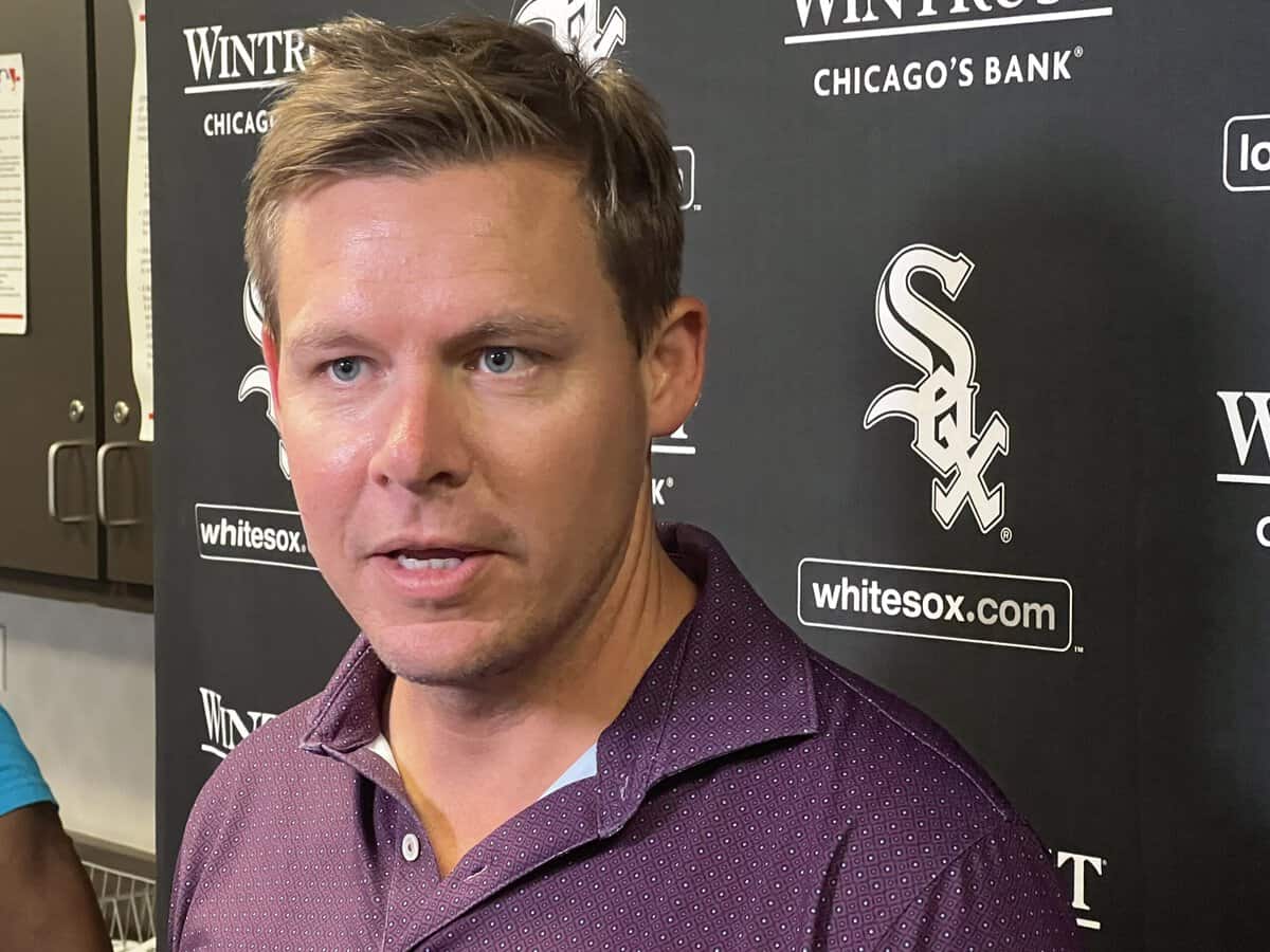 White Sox general manager Chris Getz