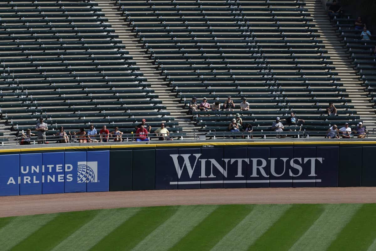 A few White Sox fans at Guaranteed Rate Field