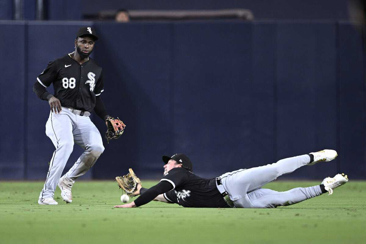 White Sox outfielder Dominic Fletcher