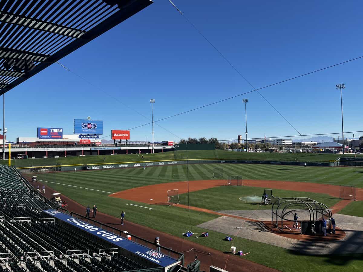 Sloan Park, spring training home of the Cubs