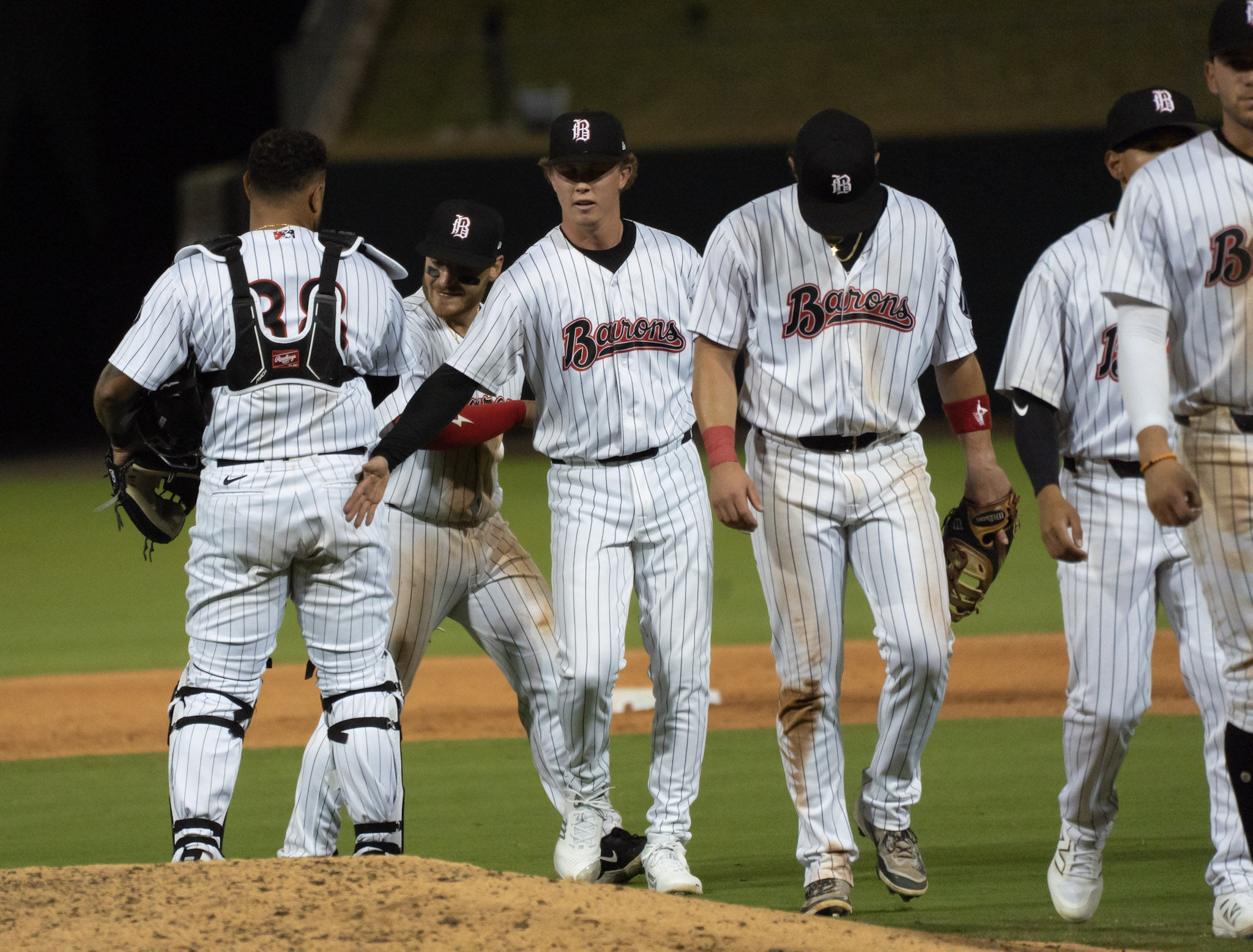 Birmingham Barons celebrate
