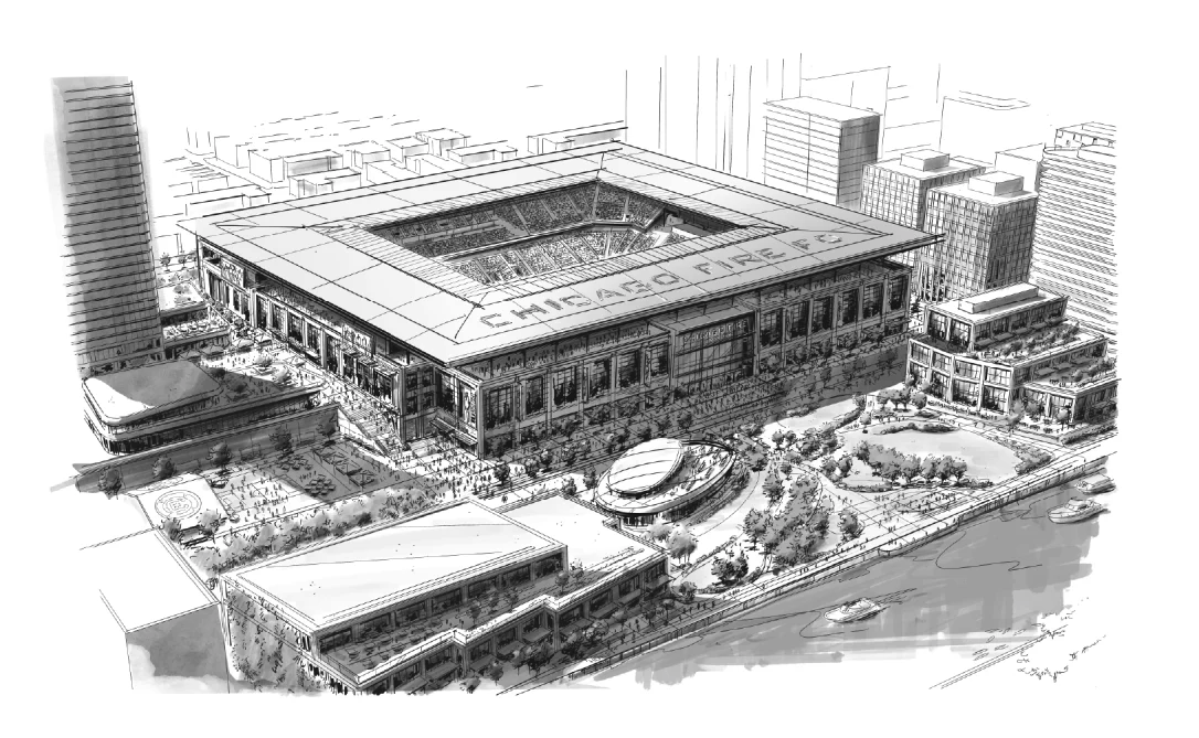 Proposed Chicago Fire stadium site