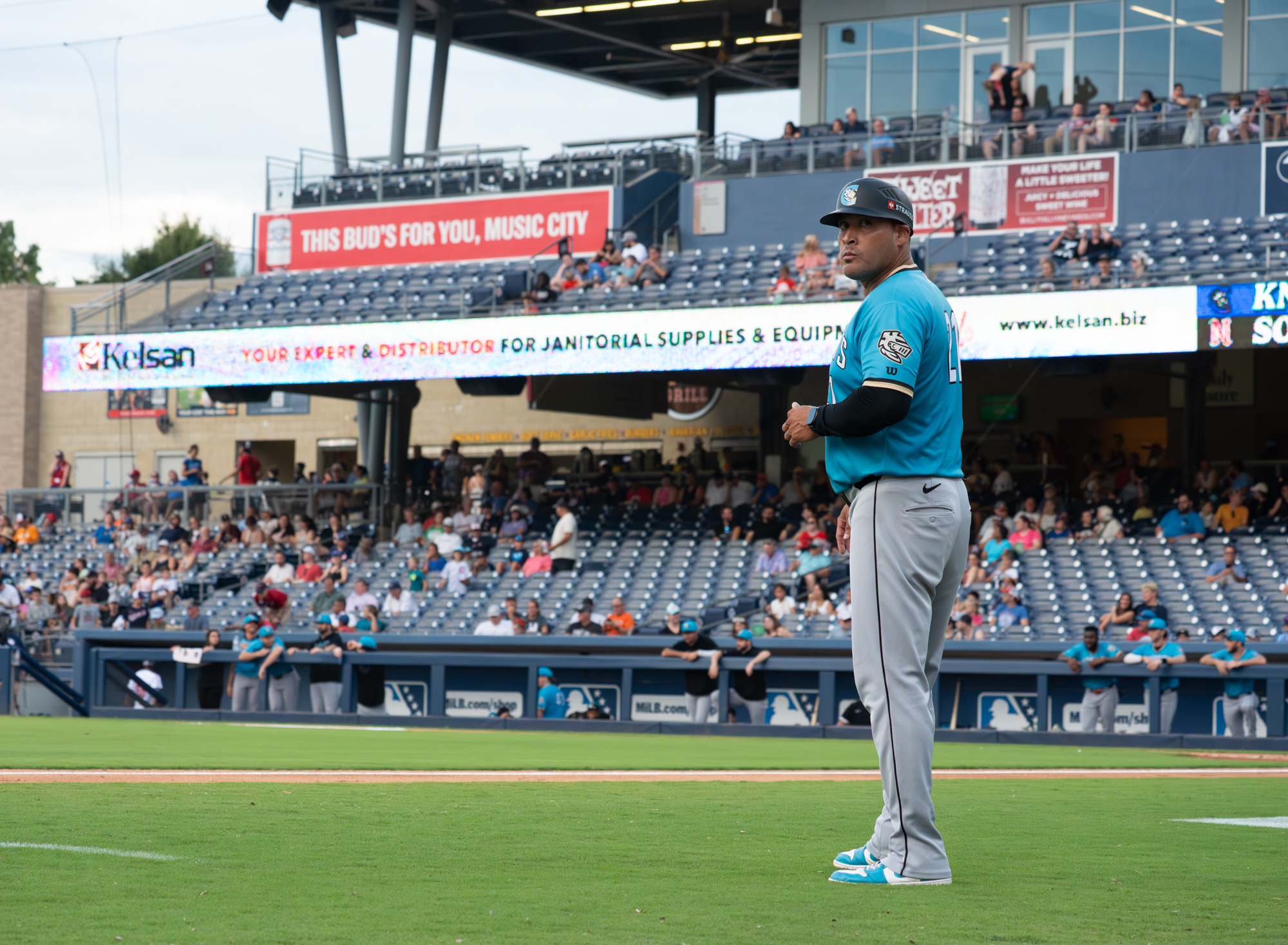 Charlotte Knights manager Sergio Santos