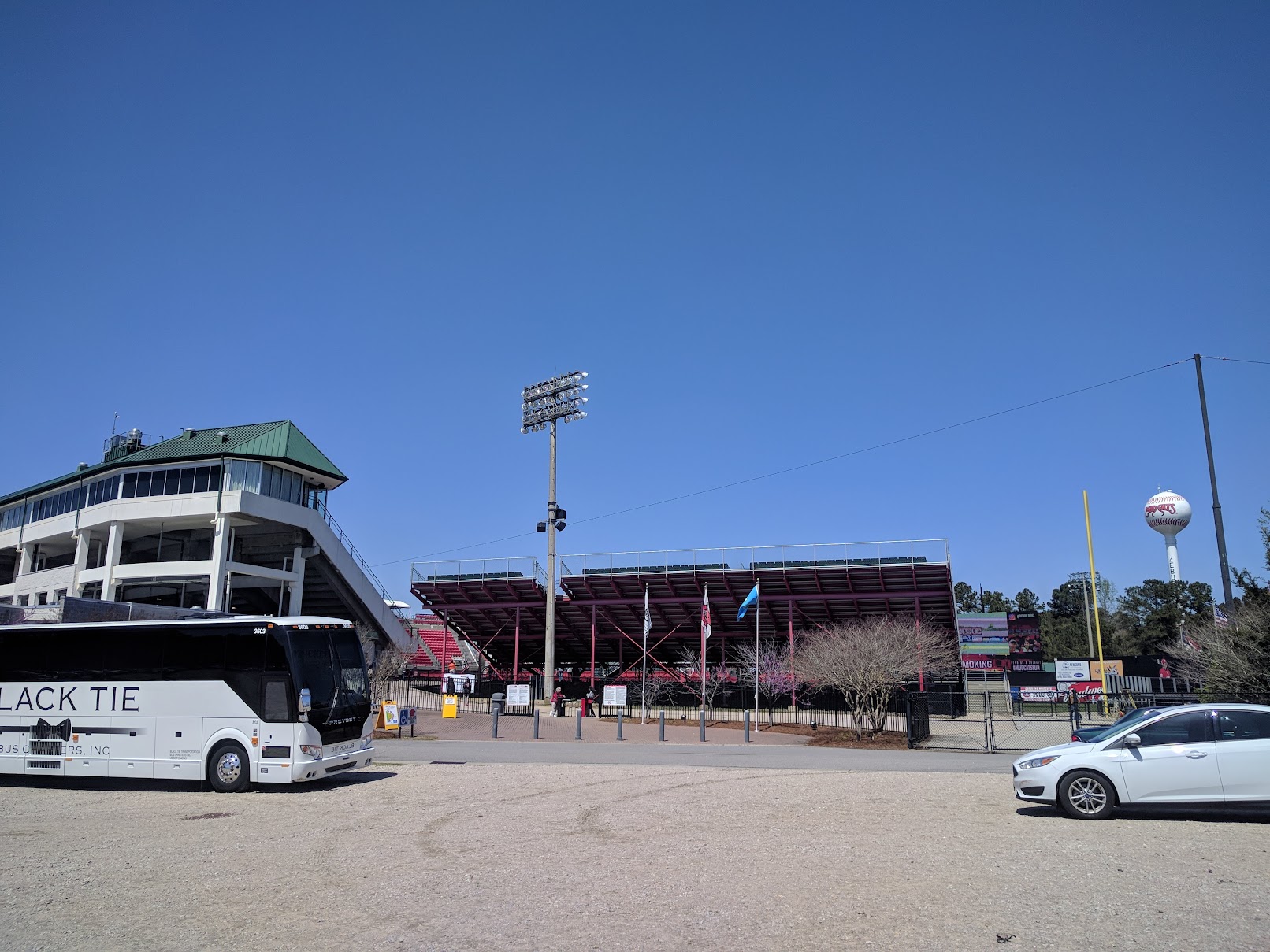 Five County Stadium in Zebulon, N.C.