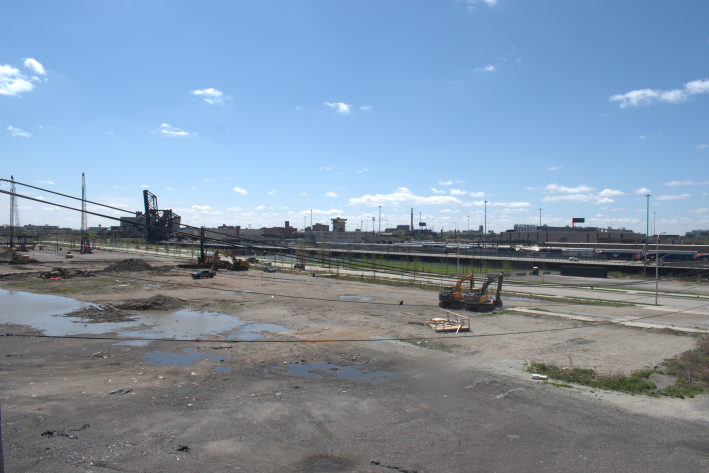 Soon to be the new Chicago Fire's home, McDonald's Park, on Project 78. (Photo by Josh Nelson, Sox Machine)