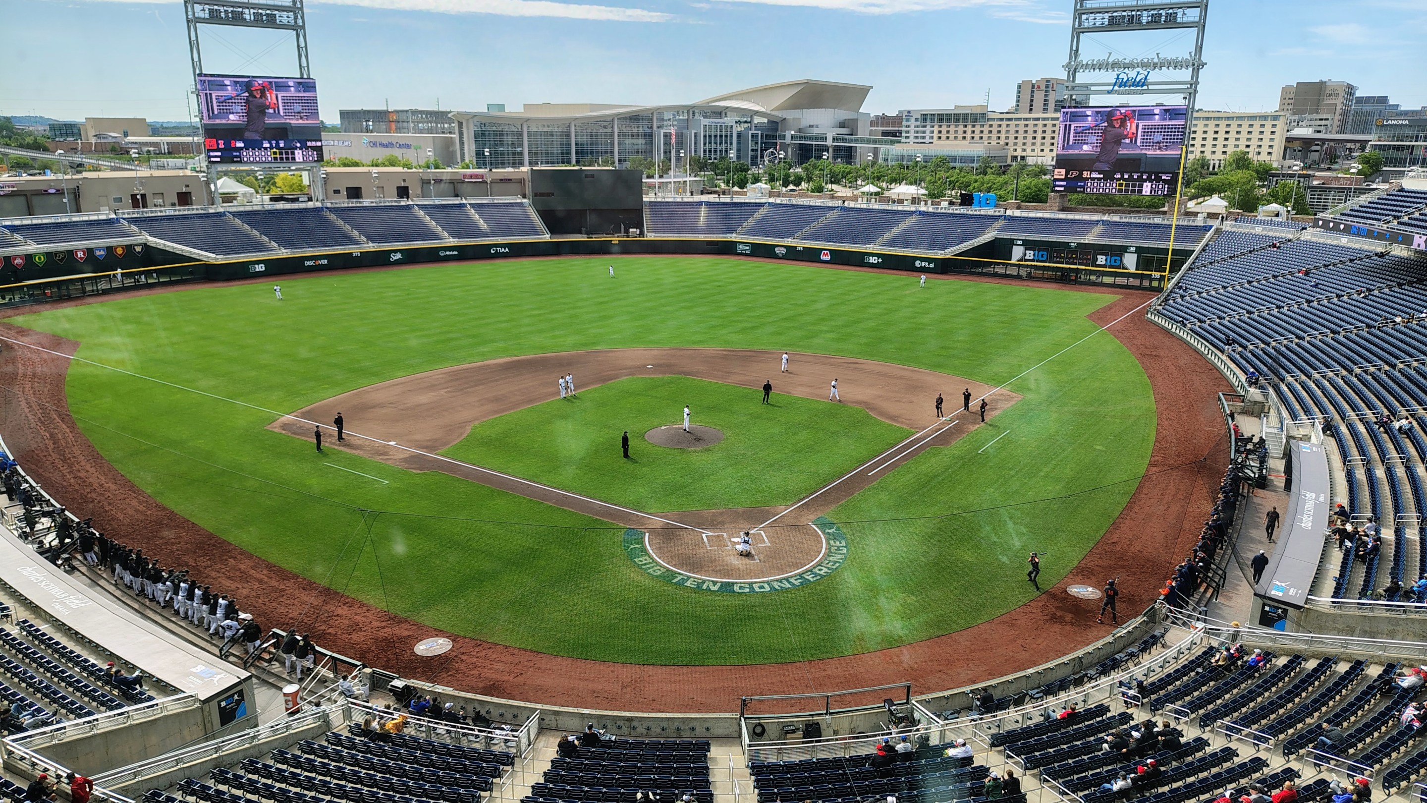 Charles Schwab Field is the host site for Big Ten Tournament and College World Series (Photo by Josh Nelson, Sox Machine)