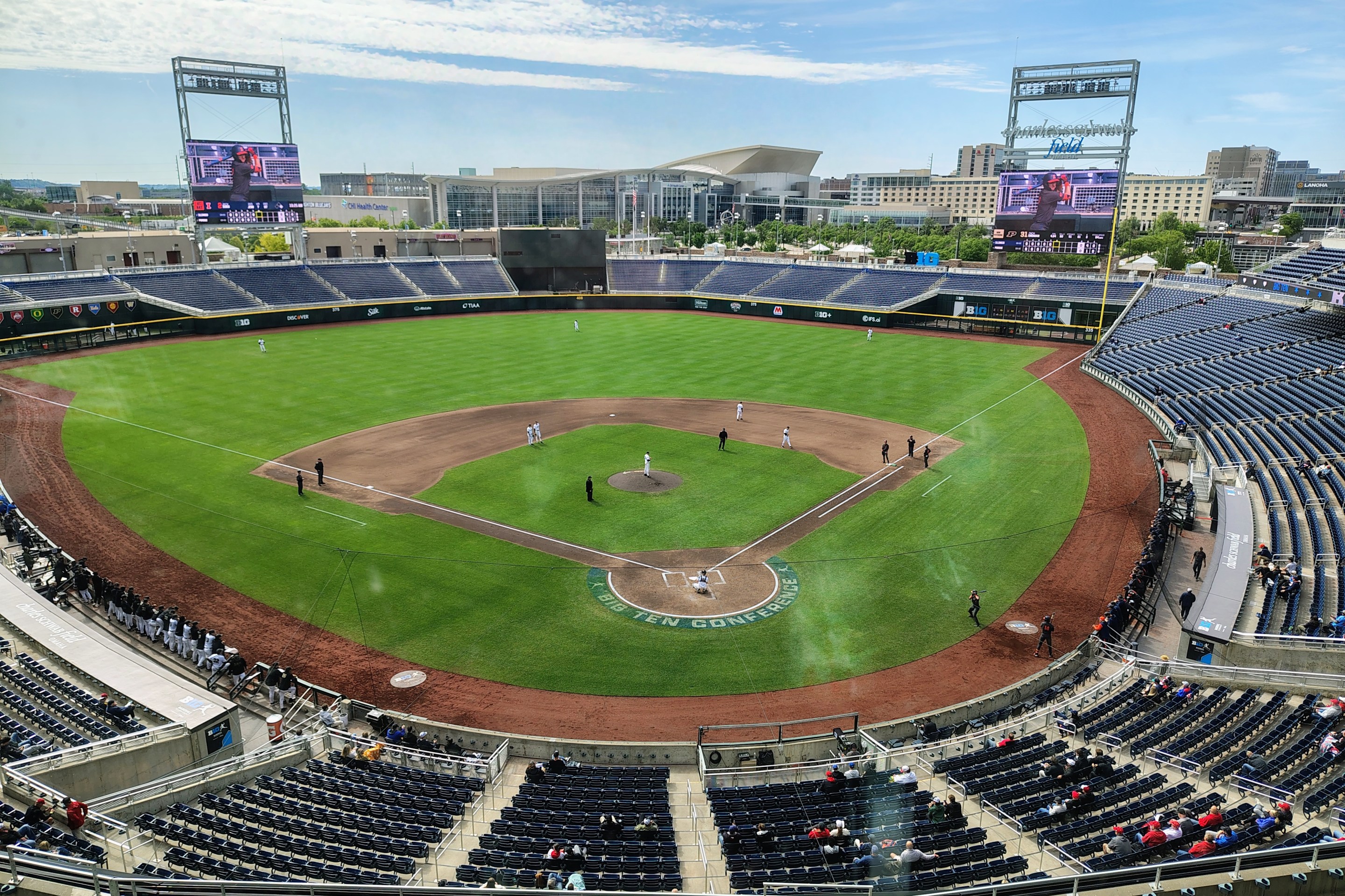 Charles Schwab Field is the host site for Big Ten Tournament and College World Series (Photo by Josh Nelson, Sox Machine)