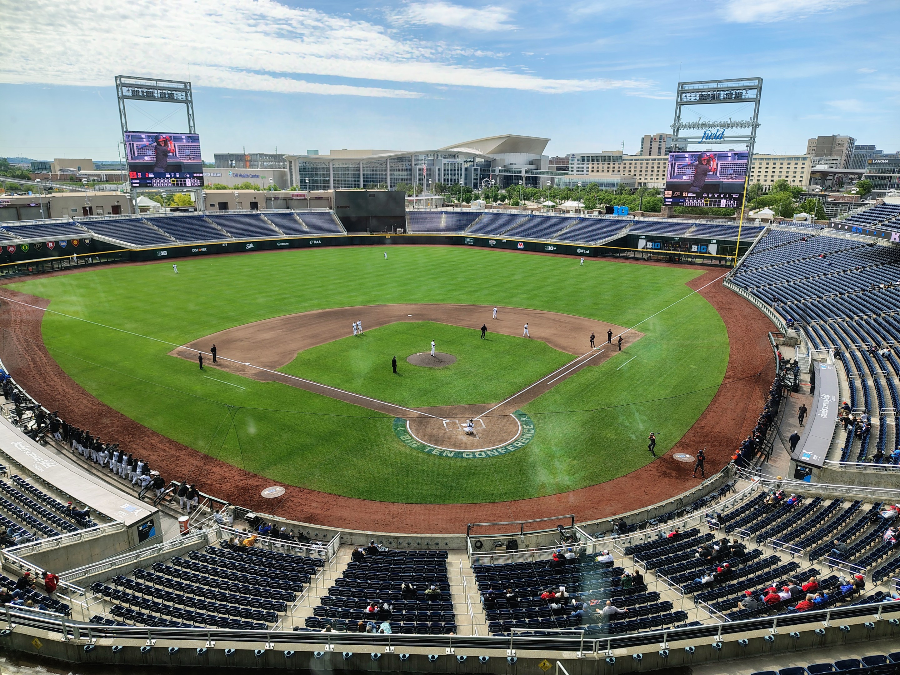 Charles Schwab Field is the host site for Big Ten Tournament and College World Series (Photo by Josh Nelson, Sox Machine)