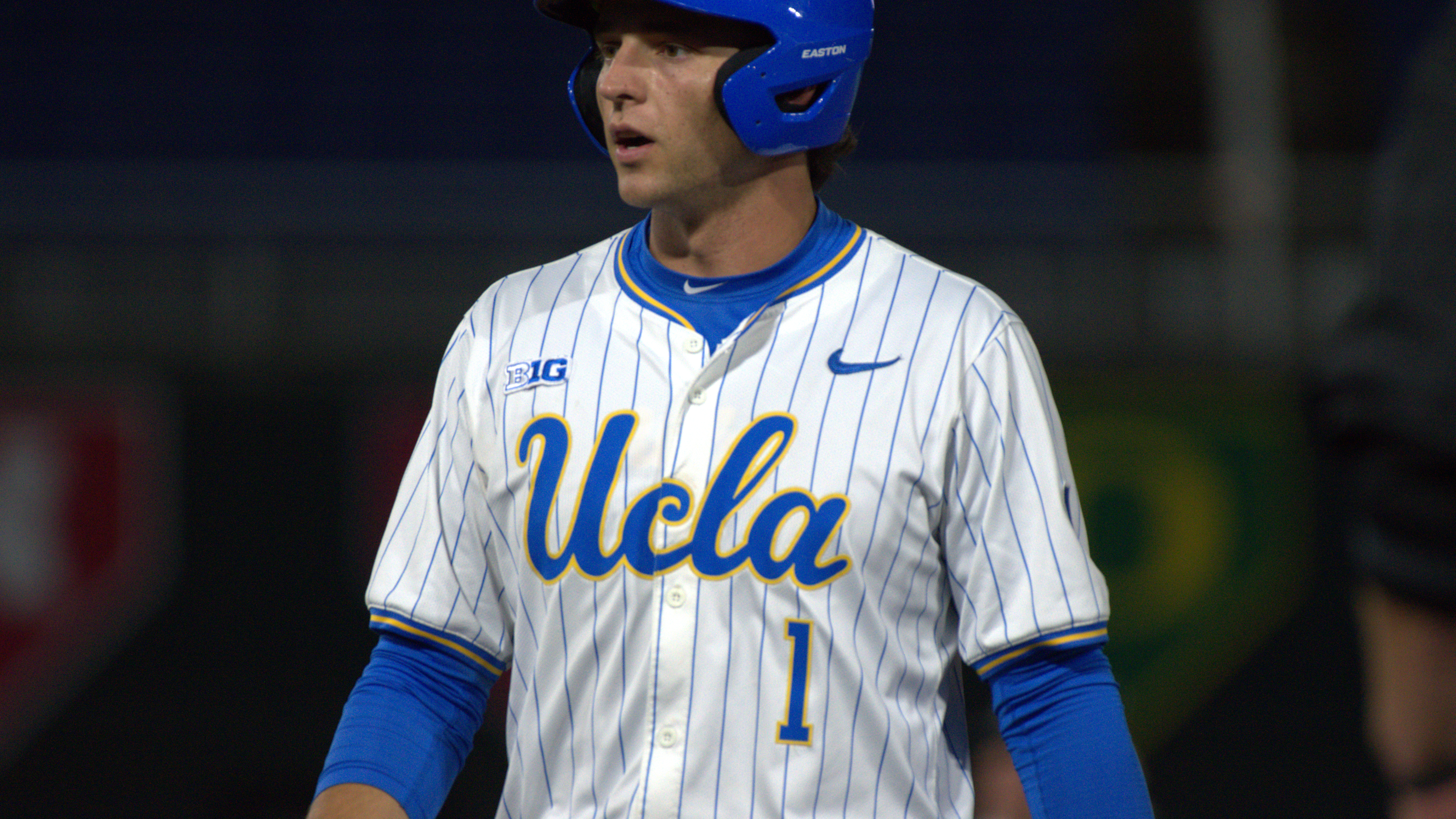 UCLA shortstop Roch Cholowsky against Purdue in the 2026 Big Ten Championshp Tournament (Photo by Josh Nelson, Sox Machine)