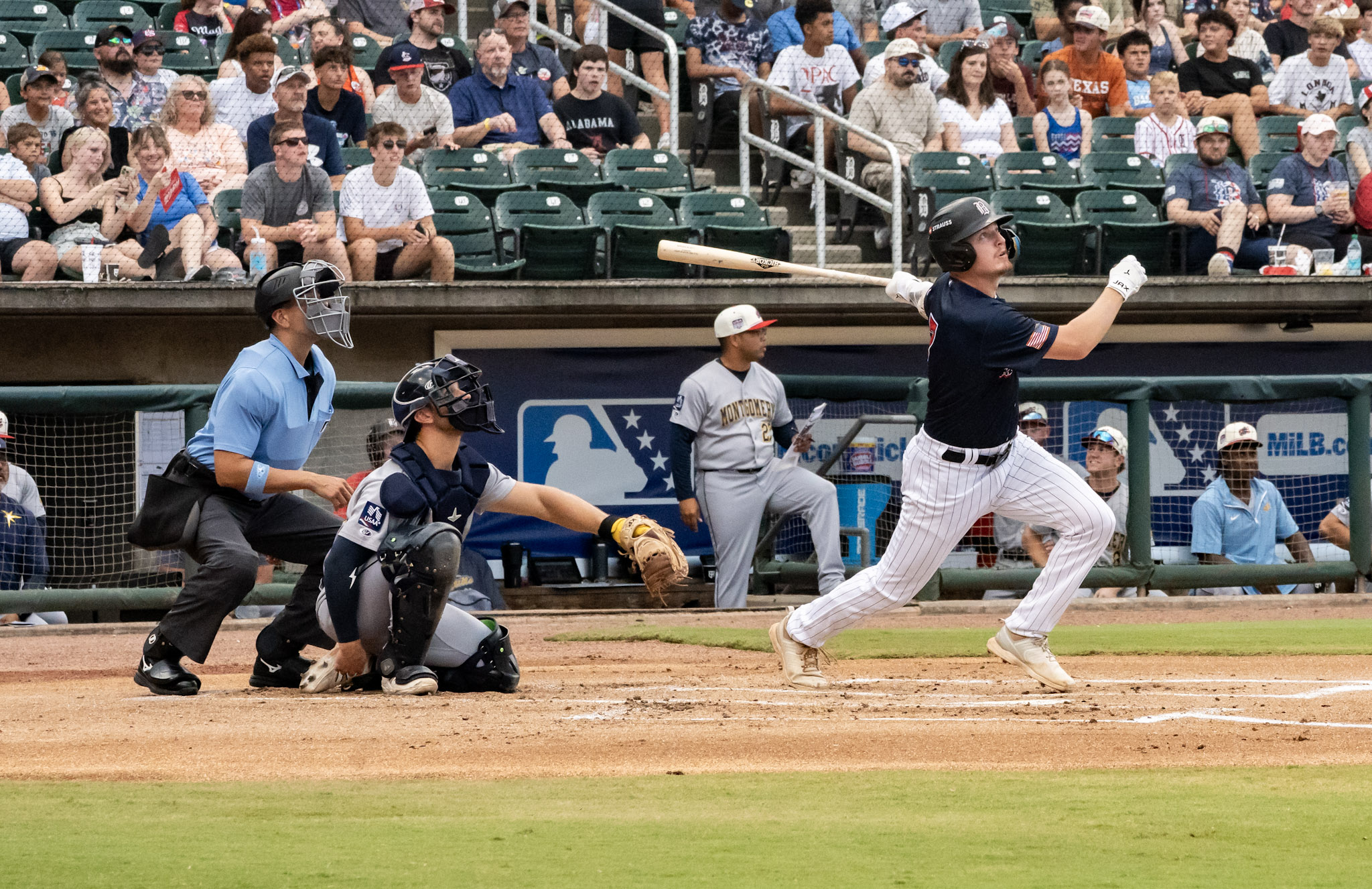 White Sox prospect Caleb Bonemer homers