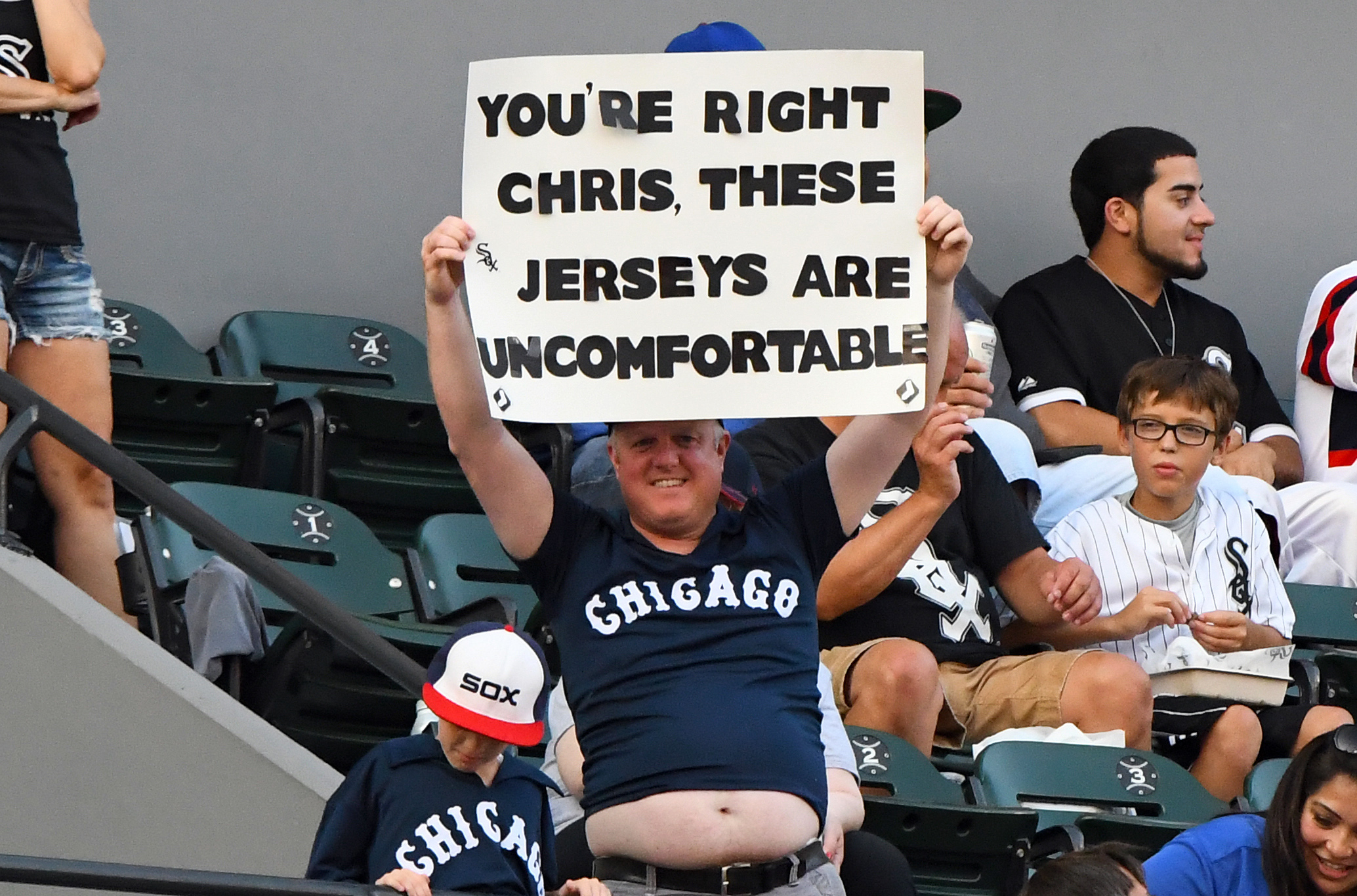 White Sox fans after Chris Sale incident