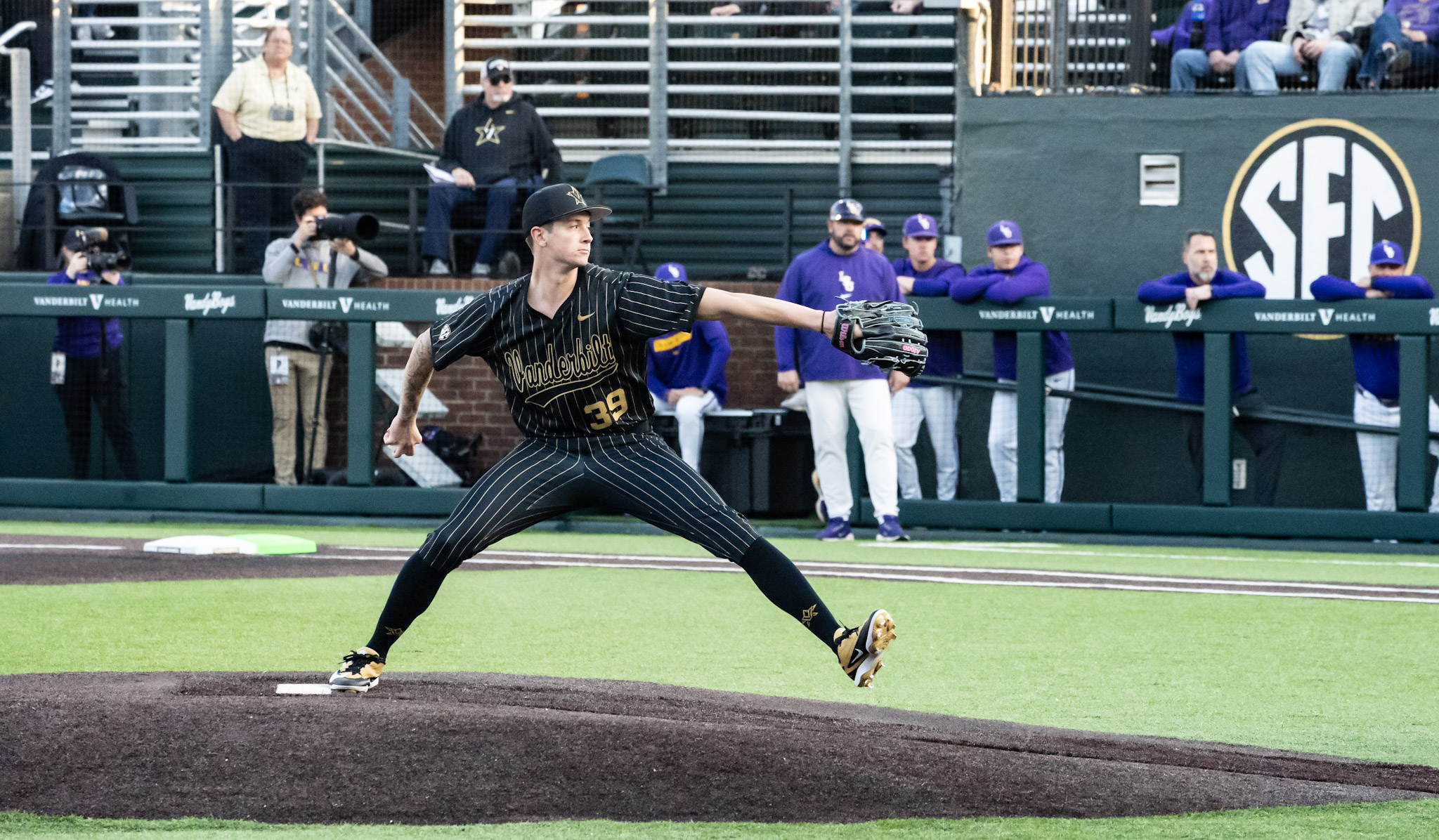Vanderbilt pitcher Connor Fennell