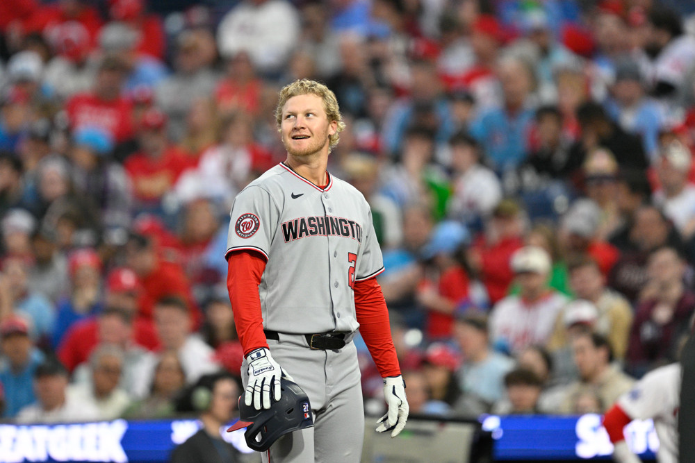 Joey Wiemer of the Washington Nationals