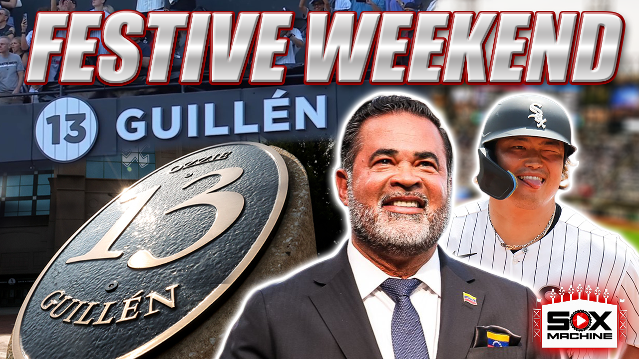 Graphic for video and podcast about Chicago White Sox Festive Weekend