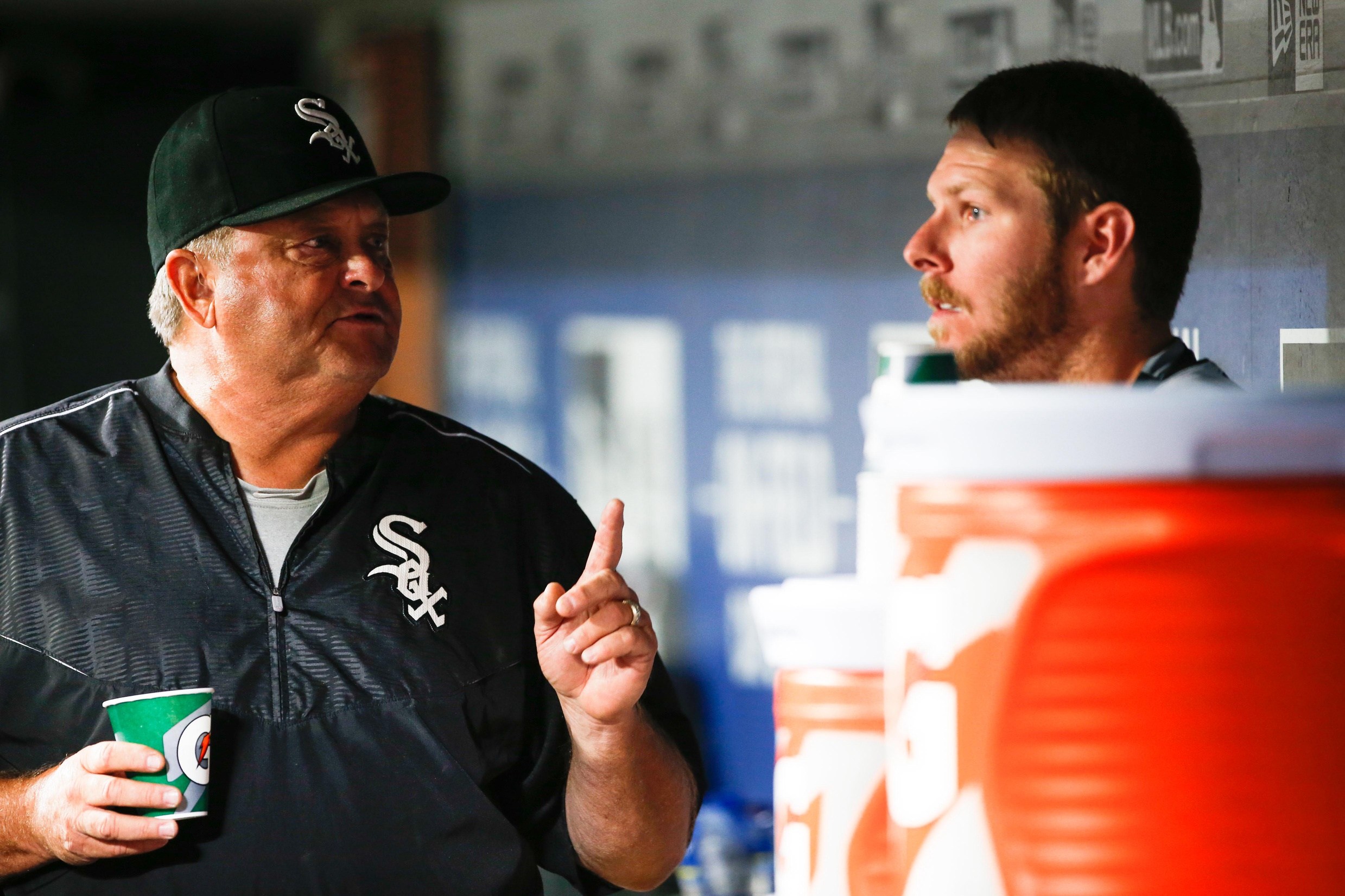 Don Cooper and Chris Sale with White Sox